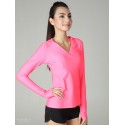 Monochrome Mew Hooded L/S Top Fluorescent Pink